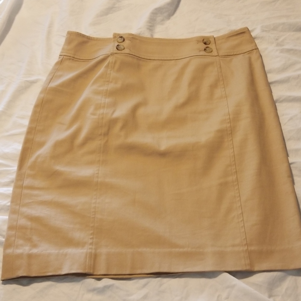 Beige pencil skirt. Hardly worn.